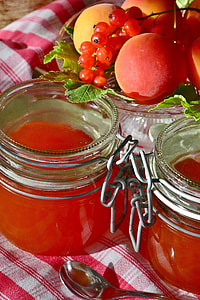 clear glass jar beside fruits thumbnail