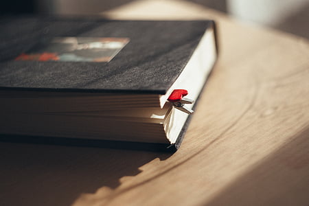 black book with gray clip thumbnail
