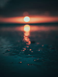 sunset, bokeh, colorful, ambience thumbnail