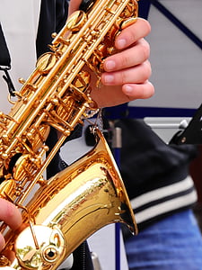 person playing saxophone thumbnail