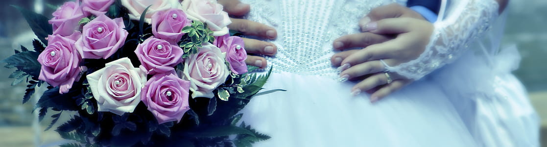 purple and white roses thumbnail