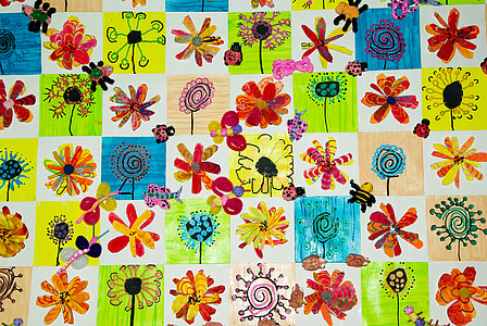 assorted-color flower painting thumbnail
