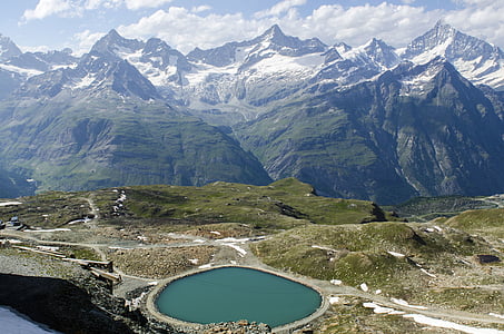 aerial photography of lake thumbnail