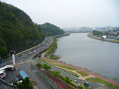 Jinju and the Nam River in South Korea thumbnail