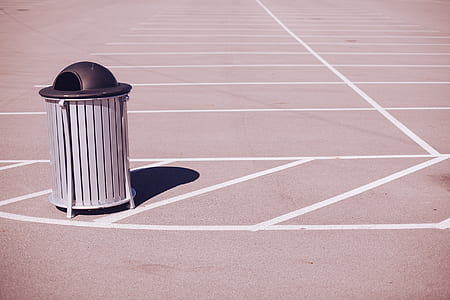 gray and black trash bin thumbnail