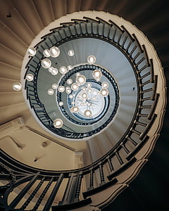 white whirl concrete stairway thumbnail