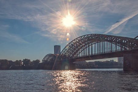 city, sky, water, bridge thumbnail