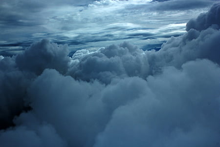 bird's eye view photo of clouds thumbnail