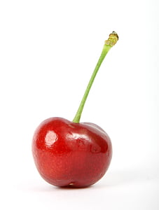 red cherry on white surface thumbnail