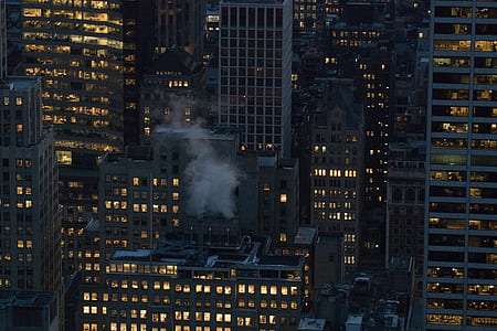 smoke from glass building thumbnail