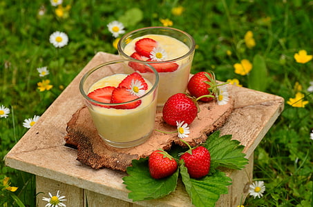 strawberry on top of brown table thumbnail