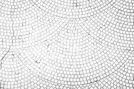 photo of white mosaic floor tiles thumbnail
