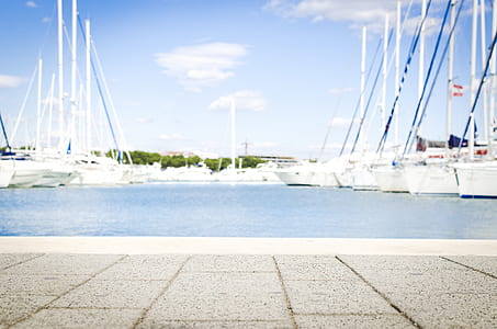 sea, sky, water, clouds thumbnail