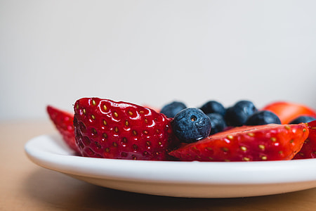 Healthy berries for snack close up thumbnail