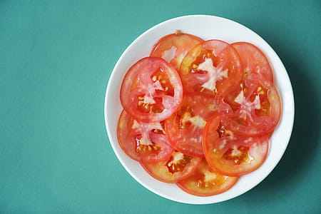 Slices of Tomatoes on Bowl thumbnail