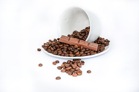 chocolate bar and coffee beans thumbnail