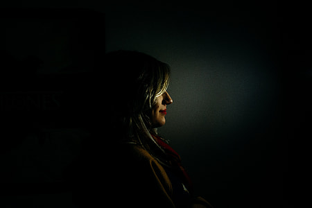 woman facing left side painting thumbnail
