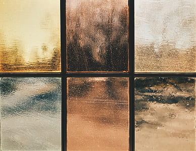 six assorted-color porcelain tile thumbnail