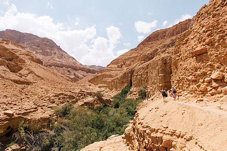 Canyon Landscape in Ein Gedi Reserve in Israel thumbnail