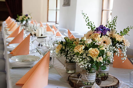 white and yellow flower arrangements thumbnail
