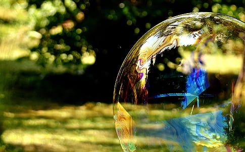 shallow focus photography of bubble thumbnail