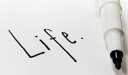 opened marker with life text thumbnail