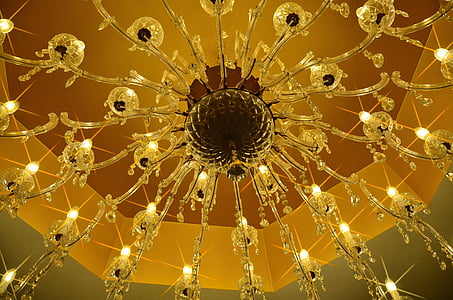 clear glass chandelier thumbnail