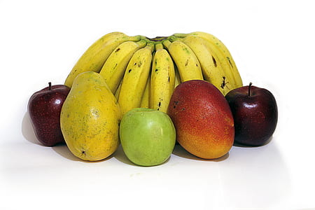 variety of fruits on white surface thumbnail