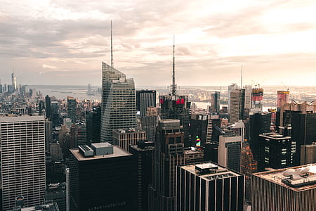 aerial photography of highrise buildings thumbnail