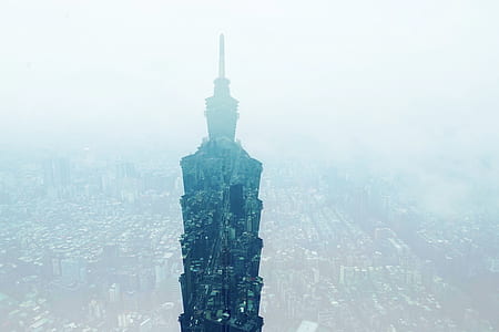 skyscaper, city, building, silhouette thumbnail