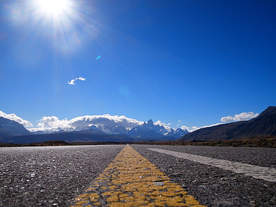 low angle photography of a concrete road thumbnail