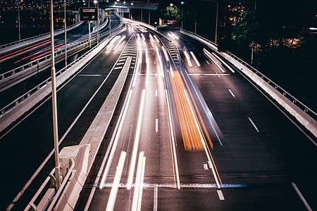 time lapse photo of road and vehicles thumbnail