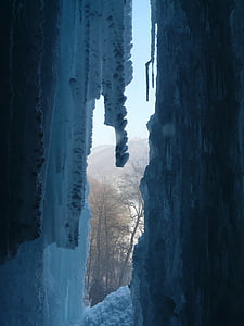 view of snow rock formation thumbnail