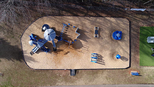 aerial photo of parasol with loungers thumbnail