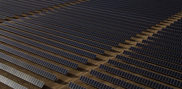 architectural photography of solar panel lot thumbnail