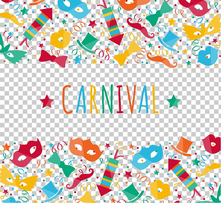 carnival party creative colored carnival background material