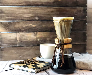 photo of drip coffee bottle beside notebook thumbnail