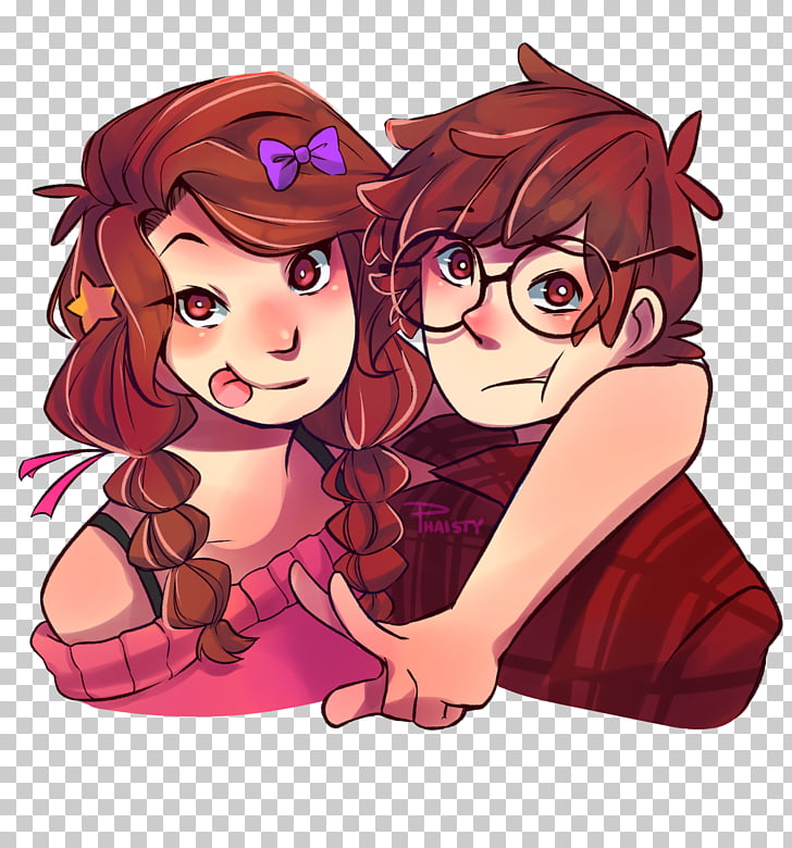 Dipper and mabel anime