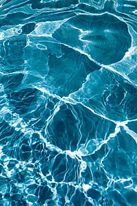 Wavy water surface in a swimming pool thumbnail