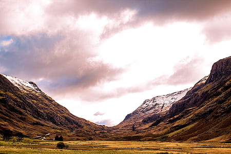 Grass Field Between Two Mountains thumbnail