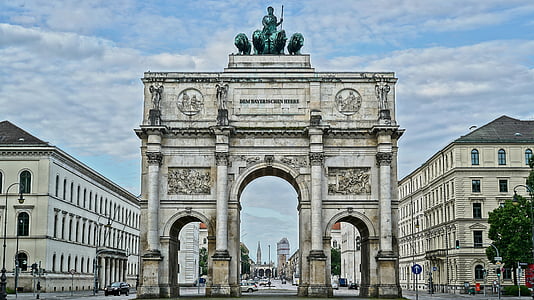 Victory Gate, Munich, Germany during daytime thumbnail