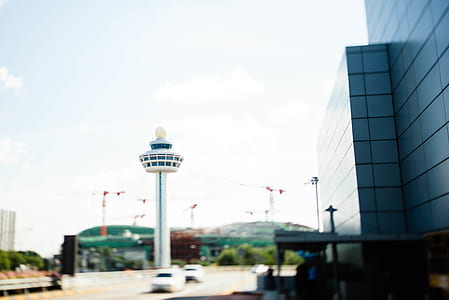 selective focus photography of white tower thumbnail