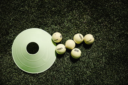 Six Golf Balls Near Golf Disc thumbnail
