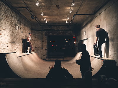 two men playing on skate ramp thumbnail