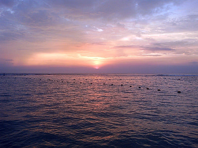 Sunset over the waters in Sri Lanka thumbnail