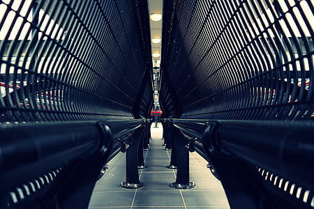 city, lights, building, tunnel thumbnail