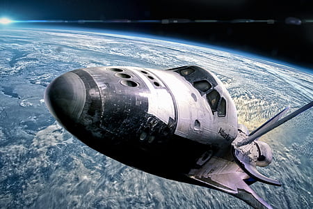 gray and black spaceshuttle thumbnail