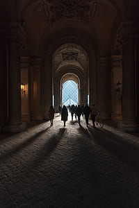 group of person walking outside cathedral thumbnail
