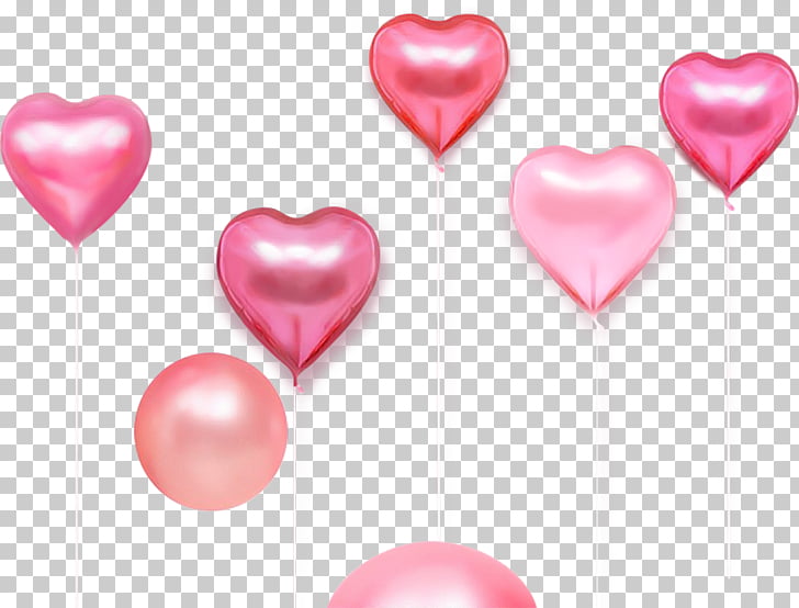 Banner Valentines Day Balloon Several Balloons Illustration Png