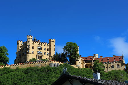 beige and brown castle under clear blue sky during daytime thumbnail
